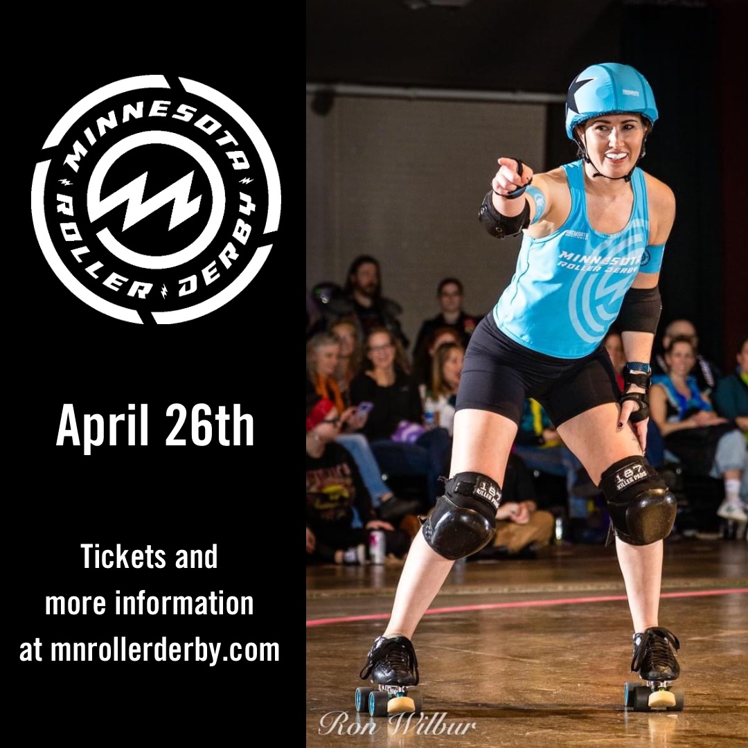 The final Minnesota Roller Derby bout of the season is just 1 week away! Don't miss your last chance to see this team in action!

🎟️: bit.ly/3YwpbhB