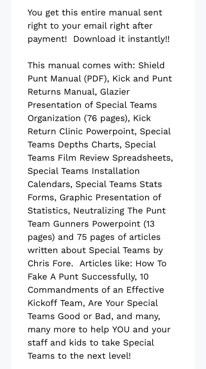 chriscfore's tweet image. Looking for #specialteams resources? Look no further than here! eightlaces.org/product/hidden…