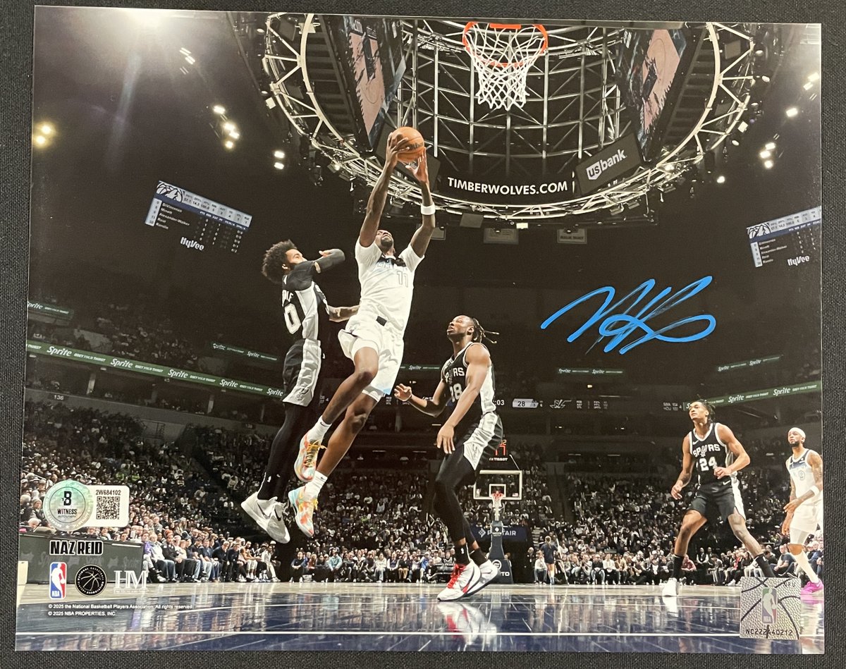 🚨GIVEAWAY🚨 If Naz Reid records a double-double and the Wolves win tonight, one lucky follower will get a signed photo!

REPOST and FOLLOW for your chance to win! 

Winner chosen from this account only. Good luck!