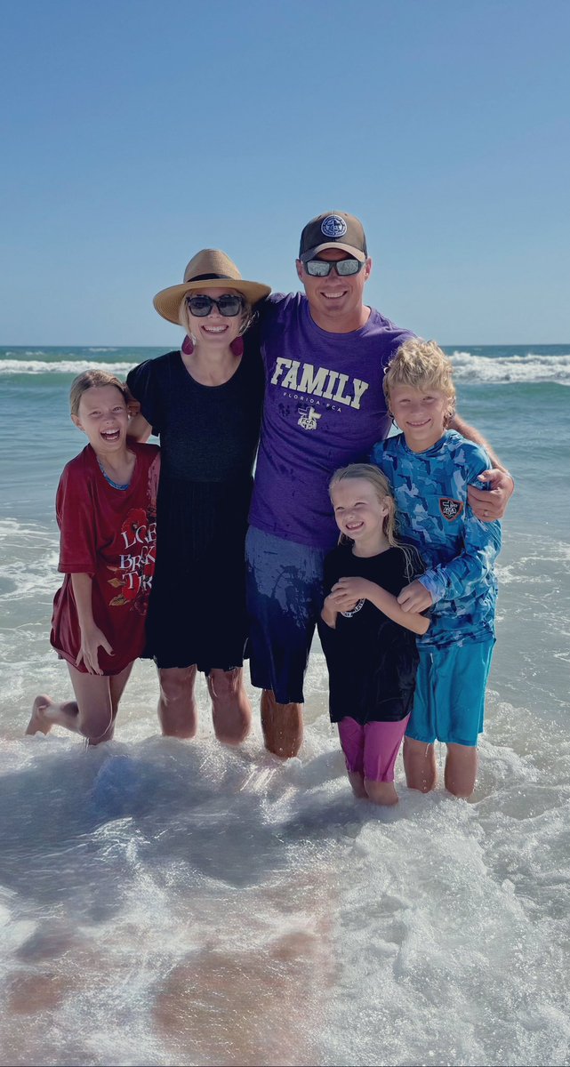Got to baptize 3 of my kiddos alongside my wife this morning! Beautiful day. Thank you Lord for their life and faith and a great woman to partner with in raising disciples of Christ.