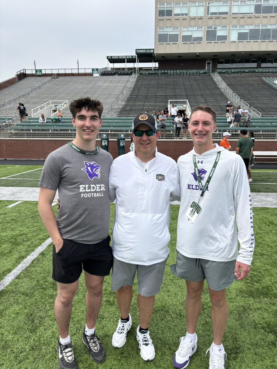 Ben_Mac_Pherson's tweet photo. Thank you @OhioFootball for having me and @estep_2027 to come and check out a spring game!!! Hope to be back soon!!
@CoachIzzy1 
@CoachChrisWoods 
@LoganM_CFB https://t.co/M8ZS8Mk3Ti
