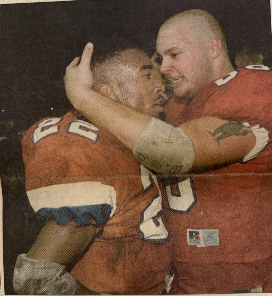 RWG #68. 
Steve Kovack - starting center 1994 squad - retired US NAVY Vet. 
💔