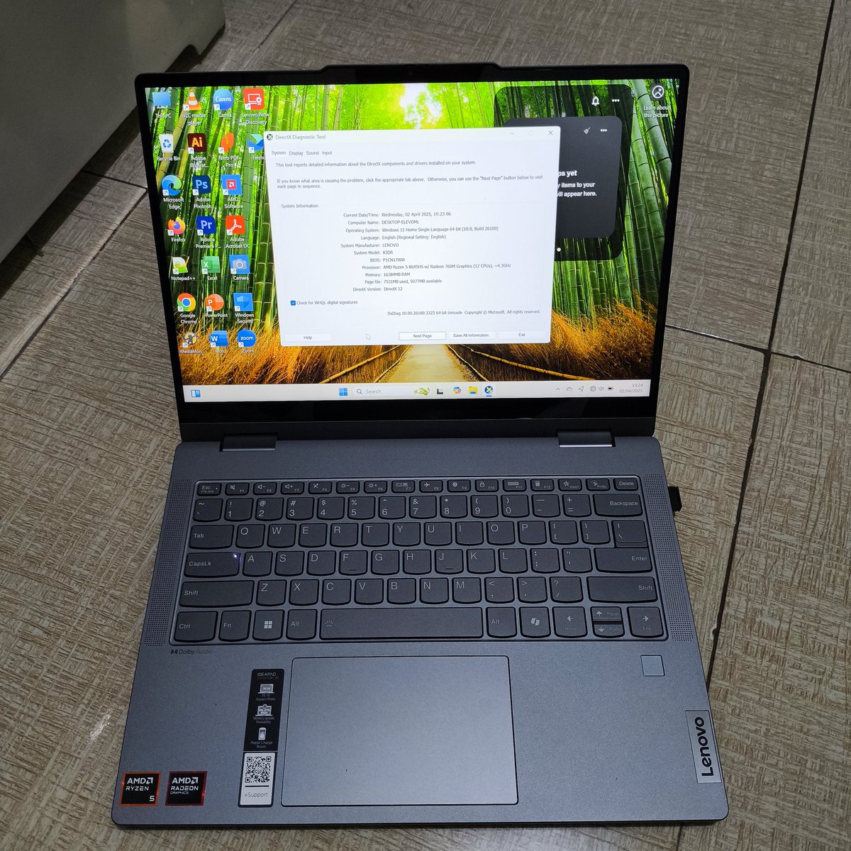 Talikamagroup's tweet photo. Di jual Lenovo IdeaPad 5 2-in-1 dengan prosesor AMD Ryzen 5 8645HS
And ryzen 5 8645 hs
16/512 gb
Touch screen
Open nego 11 juta barang belum 1 bulan https://t.co/lFK8ikXKYr