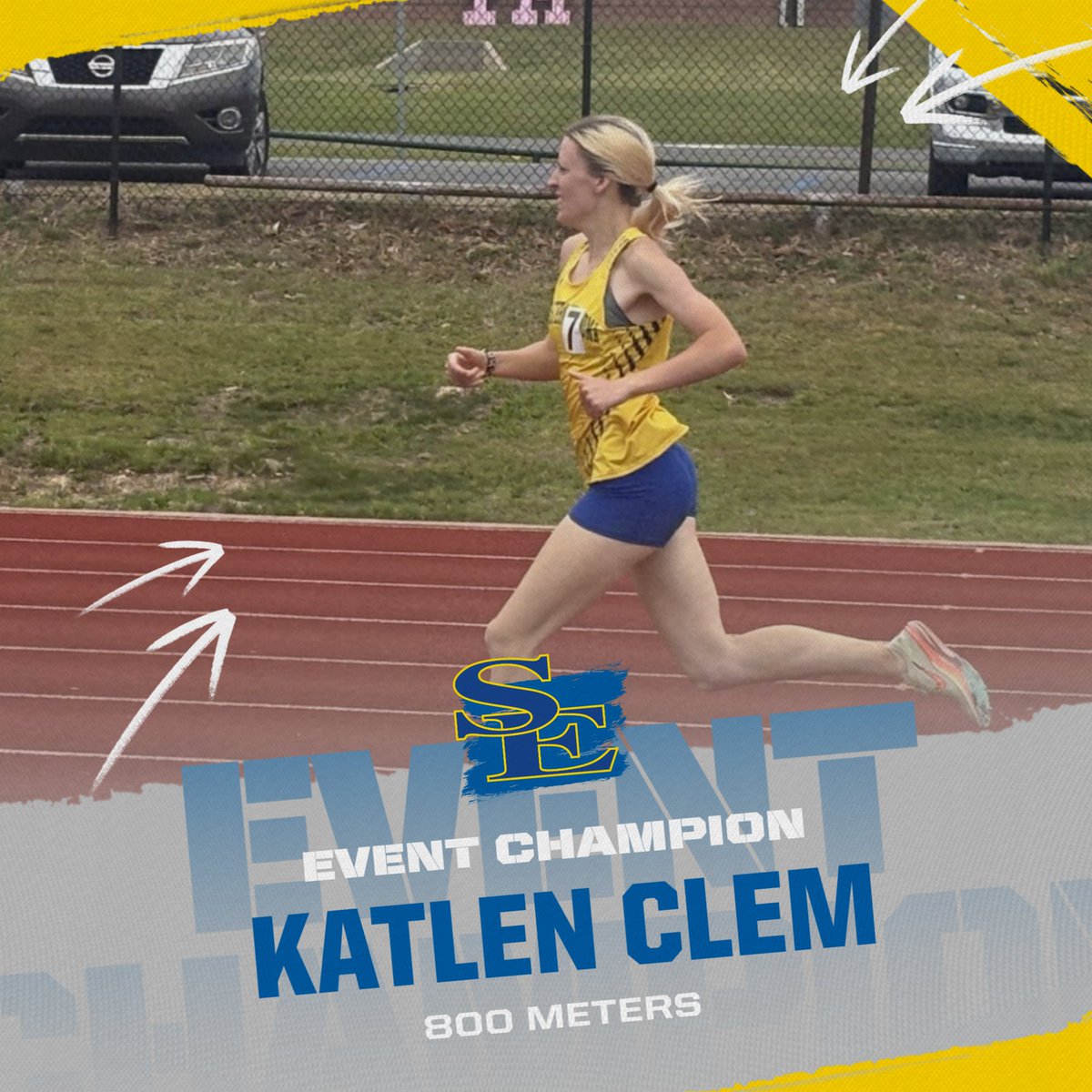 Southeastern Athletics (@gosoutheastern) on Twitter photo Congratulations to Katlen Clem on her win in the 800 meters at the Dan Veach Invitational!
<a href="/SavageStormXCTF/">Southeastern Oklahoma State XC/TF</a> | #GoSoutheastern | #TakeCover Congratulations to Katlen Clem on her win in the 800 meters at the Dan Veach Invitational!
<a href="/SavageStormXCTF/">Southeastern Oklahoma State XC/TF</a> | #GoSoutheastern | #TakeCover