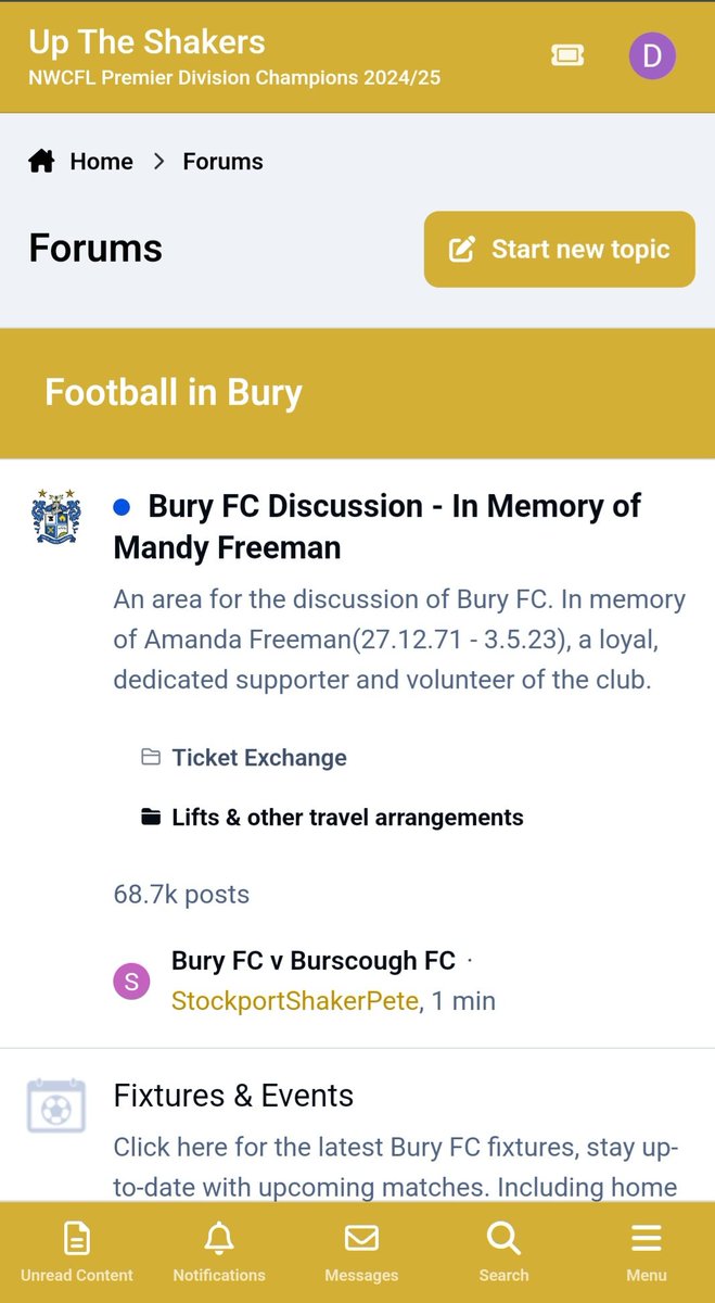 utsforum's tweet photo. Champions gold!

#buryfc #champions https://t.co/Twdfyw8G7e
