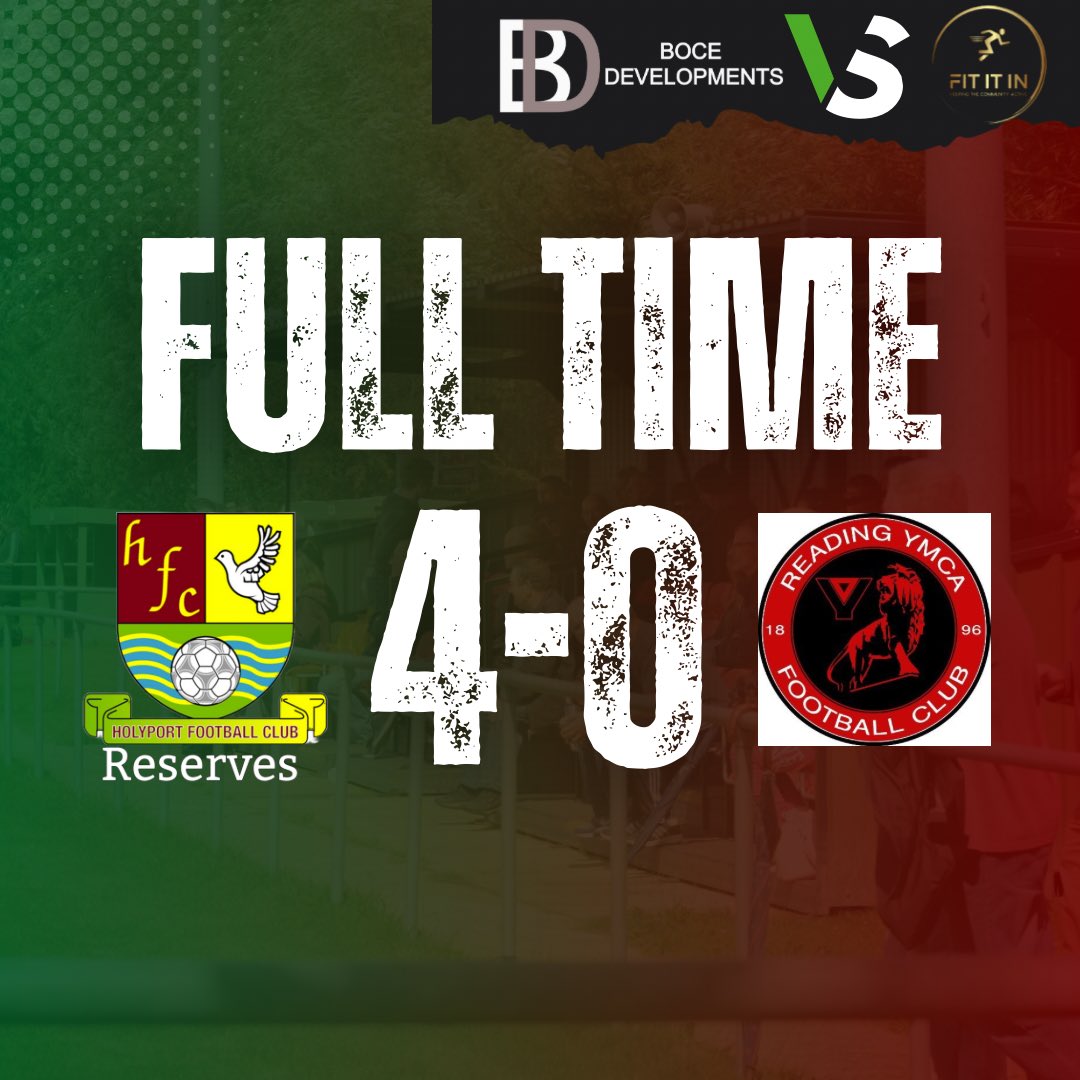 Final whistle here with another solid 3 points, with goals from:

⚽️ 28’ Araguez, McVicar assist
⚽️ 66’ Lewendon, Heuer assist
⚽️ 68’ Lishman 
⚽️ 80’ Heuer, Araguez assist

Good luck to <a href="/ymca_fc/">Reading YMCA FC</a> for the rest of the season 

#uptheport #threepoints #nonleague 

🔴🟢