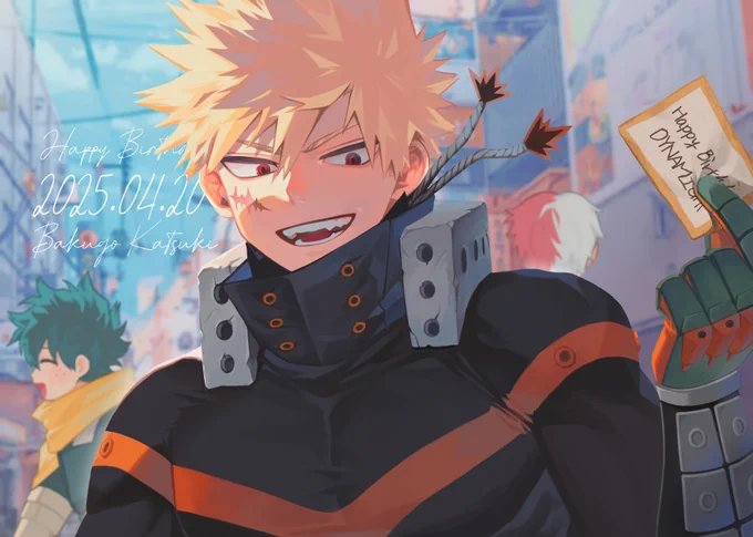 #爆豪勝己誕生祭2025 #爆豪勝己誕生祭2025 #爆豪勝己誕生祭2025 생일축하해 캇짱