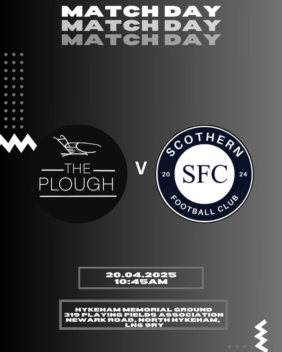 ❗️MATCH DAY❗️

Tomorrow we play our last game of the season,hoping to finally clinch the division 1 league title on home soil⚽️

Up the Plough🖤⚽️