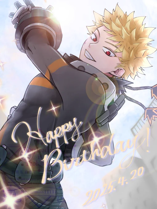 #爆豪勝己誕生祭2025 #爆豪勝己生誕祭2025 誕生日おめでとう〜!!!