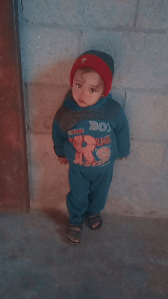 What is the fault of this child that the occupation stole chuffed.org/project/126471… from him?قد ولد من