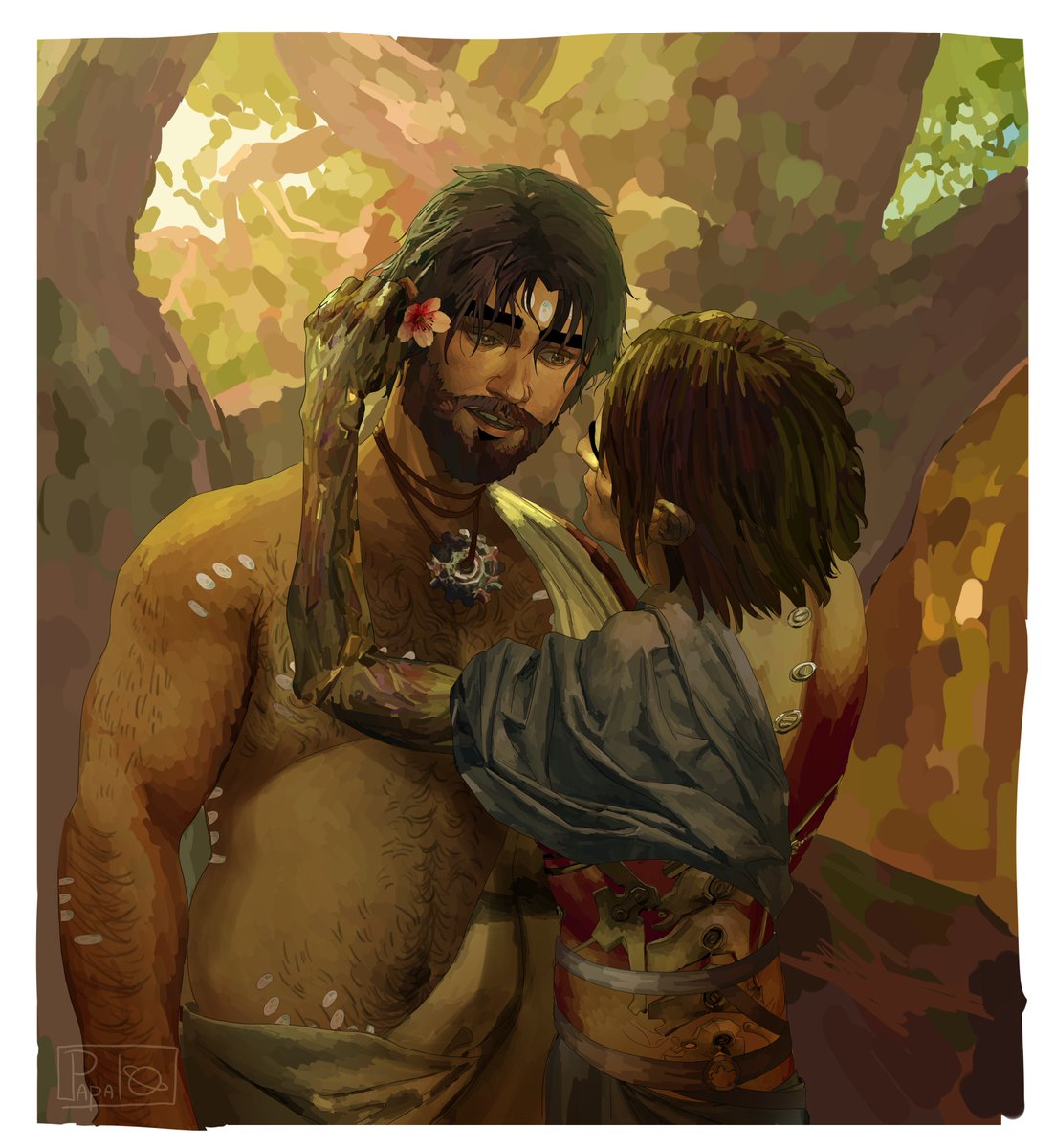 papaldespace's tweet photo. he’s giving him his little flower back!!! :( #jayvik https://t.co/L09CjxBilP