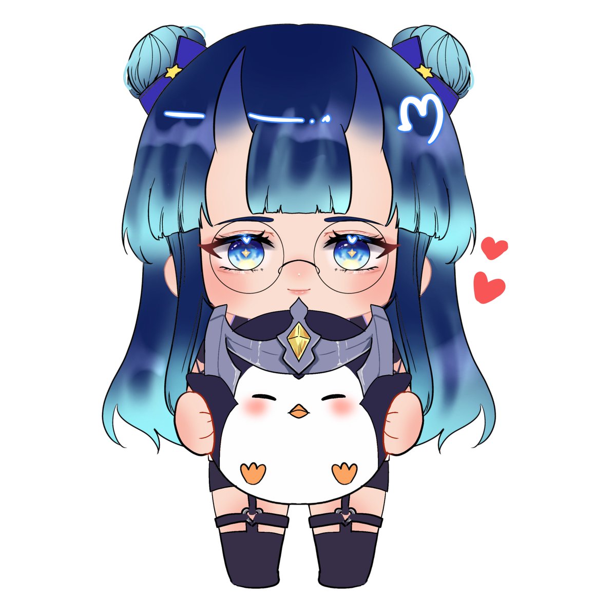 OMG THANK YOU <a href="/Dreamer24Star/">StarDreamer24 COMMS OPEN💕</a> FOR THE TFT CHIBI ART IM ACTUALLY SO HAPPY it's my idiot pengu
