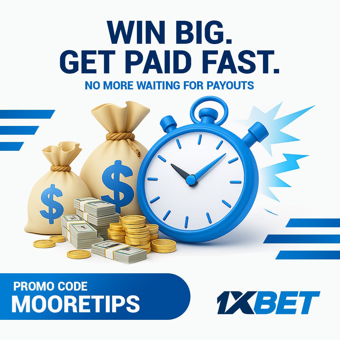 Moore Tips (@officialmoore7) on Twitter photo 5  FT X - 230 ODDS 🔥 on 1Xbet ✅✅✅✅✅🙏🙏🙏
Register with the link and Promo Code below to get up to 600K bonus🤝👇
Register 👉👉 cropped.link/fi0fq
Promo Code . MooreTips 
Booking Code . E7YUT   ( Global Code ) 5  FT X - 230 ODDS 🔥 on 1Xbet ✅✅✅✅✅🙏🙏🙏
Register with the link and Promo Code below to get up to 600K bonus🤝👇
Register 👉👉 cropped.link/fi0fq
Promo Code . MooreTips 
Booking Code . E7YUT   ( Global Code )