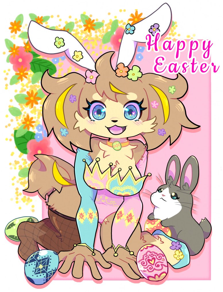 🌼🐰🐾🐣🌷 ᕼᗩᑭᑭY ᗴᗩՏTᗴᖇ🌼🐰🐾🐣🌷
#Easter2025 
#メスケモ
#furry