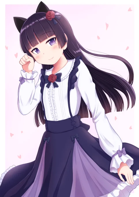 黒にゃんお誕生日おめでとう!!!!!#俺妹 #黒猫 #五更瑠璃 #黒猫生誕祭 #黒猫生誕祭2025 #五更瑠璃生誕祭 #五更瑠璃生誕祭2025 