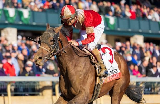 Kentucky Derby 2025: Ian Wilkes discusses Blue Grass winner Burnham Square after his Saturday-morning workout at Churchill.

horseracingnation.com/news/Kentucky_…

📸: Casey Laughter / Eclipse Sportswire