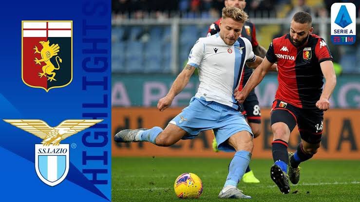 Próximo jogo da Lazio dia 21 segunda-feira contra o Genoa pelo campeonato italiano, e a equipe biancoceleste sempre se dá bem em Gênova.