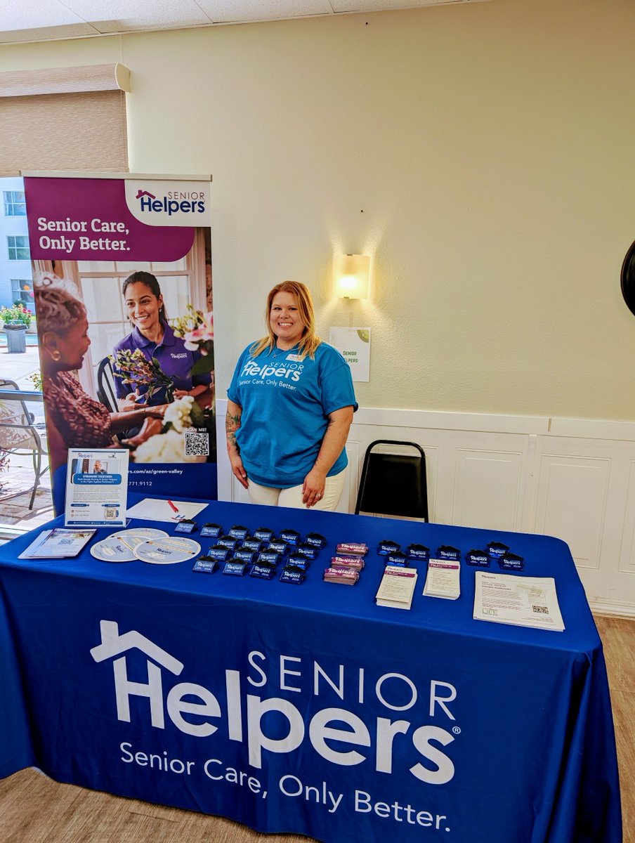 SHTucsonSE's tweet photo. 🌟 Our community liaison, Sydney, had an amazing time attending the Health Fair and Fellowship Square event in Tucson! 🌿 Thank you to everyone who stopped by!

#CommunityConnection #HealthFair #SeniorHelpers #FellowshipSquare #Tucson #MakingADifference #Sydney https://t.co/Vs9Op6171R