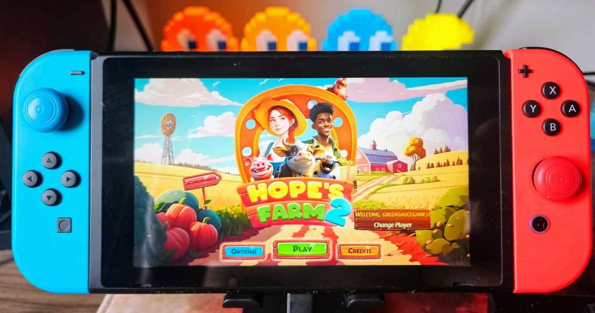 greensaucegames's tweet photo. Get ready, farmers! 🌱 Big news!

Hope's Farm 2 is coming VERY SOON to Nintendo Switch! ✨ Get ready to farm on the go or cozy up at home. We can't wait! 🎉

#HopesFarm2 #NintendoSwitch #Switch #FarmingSim #IndieGame #ComingSoon #FarmGame #CozyGames #Nintendo #eShop #Gaming https://t.co/9aG6pLbrtQ