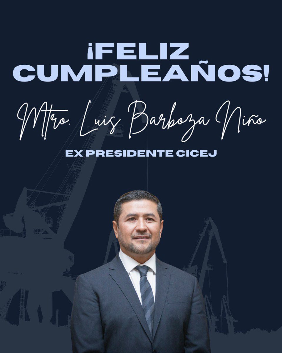 cicej_'s tweet photo. Hoy celebramos el cumpleaños del Mtro. Luis Enrique Barboza Niño (@luisbarbozanino) , expresidente del Colegio de Ingenieros Civiles del Estado de Jalisco. Le enviamos un saludo cordial y nuestros mejores deseos en este nuevo año, ¡Muchas felicidades!
#UnColegioQueFortaleceAJalisco