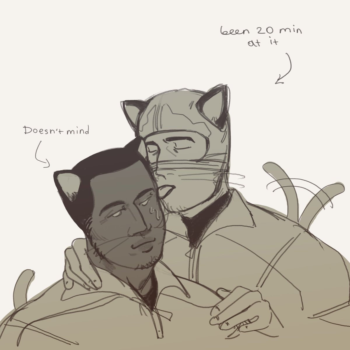 SStrayMr's tweet image. &quot;will we ever get more kitty ghosts content?&quot; -&amp;gt; no sstraymr.straw.page 

#keeganruss #keeganpruss #Hesh #Ajax #Kick #Cod10 #cod