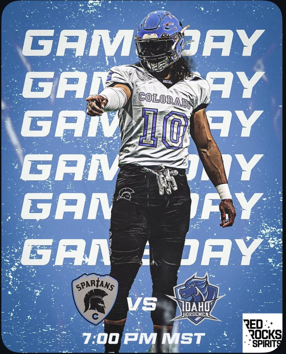 Colorado Spartans Football ⚔️ (@colospartansnal) on Twitter photo GAME-DAY IS HERE! 🏈⚔️
TONIGHT, the Colorado Spartans take on the Idaho Horsmen at 7pm MST at the Denver Coliseum! 
Doors open at 6! 
Kick off at 7! 
Bring that Spartans energy as we gear up for a thrilling game tonight!!# #NAL #Denver #fypdenver #SpartansFootball #SHIELDUP GAME-DAY IS HERE! 🏈⚔️
TONIGHT, the Colorado Spartans take on the Idaho Horsmen at 7pm MST at the Denver Coliseum! 
Doors open at 6! 
Kick off at 7! 
Bring that Spartans energy as we gear up for a thrilling game tonight!!# #NAL #Denver #fypdenver #SpartansFootball #SHIELDUP