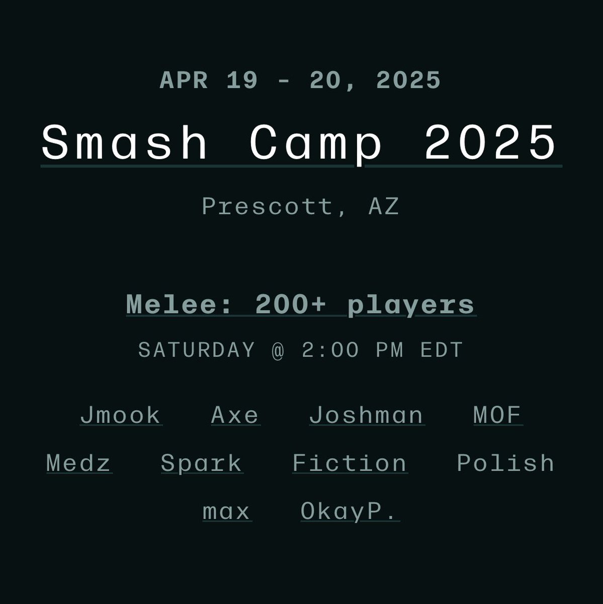 MathSSBM's tweet image. Idk if I’ve ever seen this much Melee happening in one weekend without a major