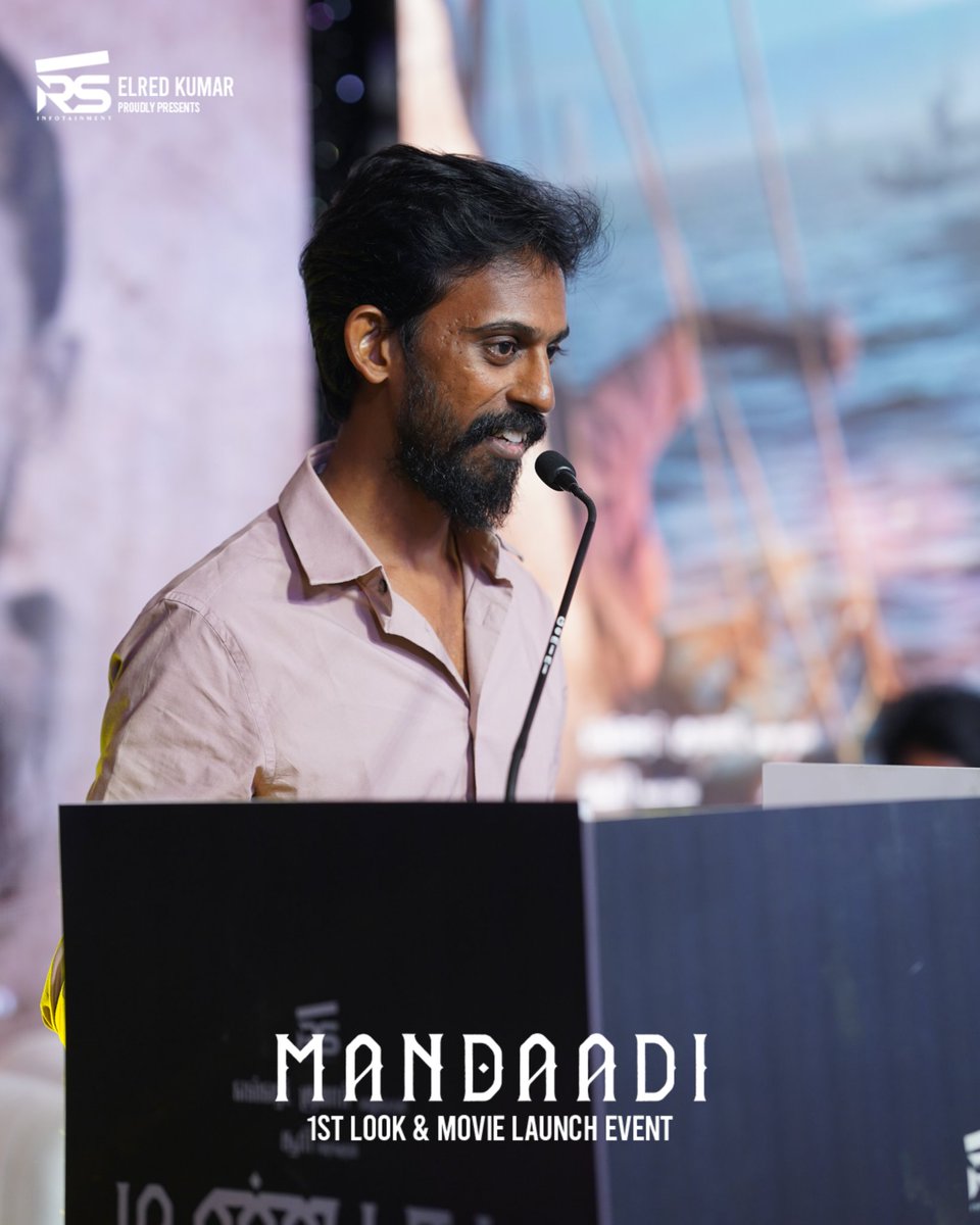 RS Infotainment (@rsinfotainment) on Twitter photo The captain of ship <a href="/MathiMaaran/">Mathimaran Pugazhendhi</a> β€οΈβπ₯β
#MandaadiMovieLaunchEvent β΅ππ₯
#Mandaadi
#MandaadiFirstLook
<a href="/sooriofficial/">Actor Soori</a> <a href="/ActorSuhas/">Suhas πΈ</a> <a href="/elredkumar/">Red</a> <a href="/rsinfotainment/">RS Infotainment</a> #VetriMaaran <a href="/MathiMaaran/">Mathimaran Pugazhendhi</a> <a href="/gvprakash/">G.V.Prakash Kumar</a> <a href="/Mahima_Nambiar/">Mahima Nambiar</a> #Achyuthkumar <a href="/RavindraVijay1/">Ravindra Vijay</a> <a href="/sachananamidass/">sachananamidass</a> #sathyaraj The captain of ship <a href="/MathiMaaran/">Mathimaran Pugazhendhi</a> β€οΈβπ₯β
#MandaadiMovieLaunchEvent β΅ππ₯
#Mandaadi
#MandaadiFirstLook
<a href="/sooriofficial/">Actor Soori</a> <a href="/ActorSuhas/">Suhas πΈ</a> <a href="/elredkumar/">Red</a> <a href="/rsinfotainment/">RS Infotainment</a> #VetriMaaran <a href="/MathiMaaran/">Mathimaran Pugazhendhi</a> <a href="/gvprakash/">G.V.Prakash Kumar</a> <a href="/Mahima_Nambiar/">Mahima Nambiar</a> #Achyuthkumar <a href="/RavindraVijay1/">Ravindra Vijay</a> <a href="/sachananamidass/">sachananamidass</a> #sathyaraj