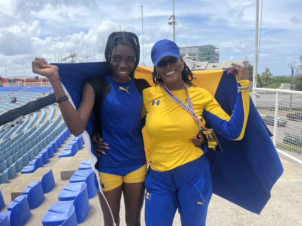 anmargboyce's tweet photo. Shania Mottley won the first medal for Team Barbados at the 52nd edition of the Carifta Games capturing silver in the U-17 girls high jump. It’s a personal best of 1.71 meters ! https://t.co/U2K0CoJkUW