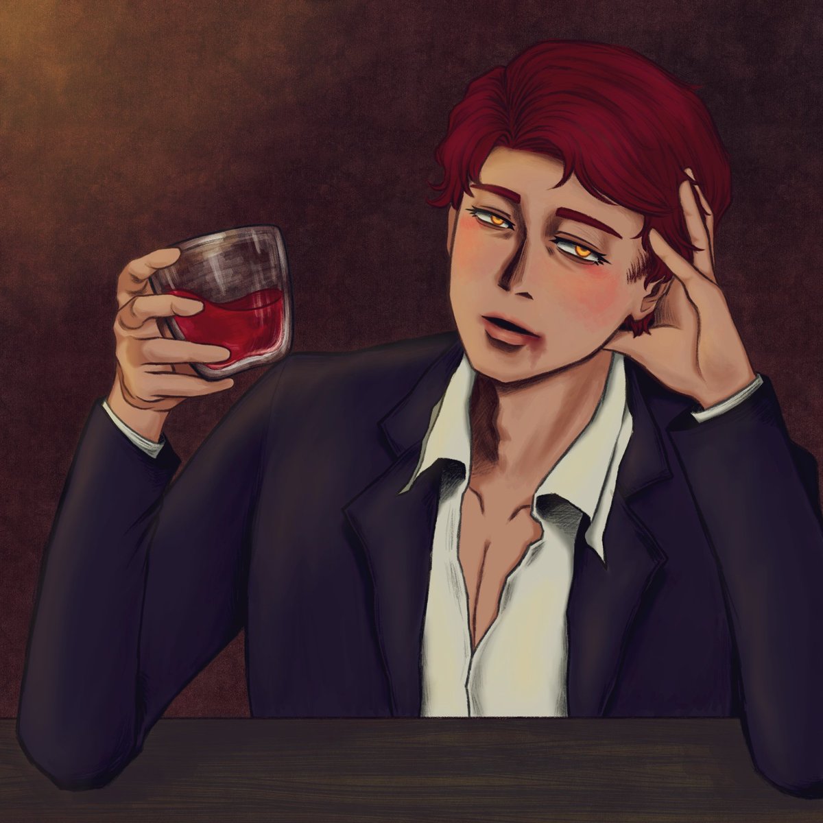 #rustylake
Tipsy
I want to see Jacob drunk😎