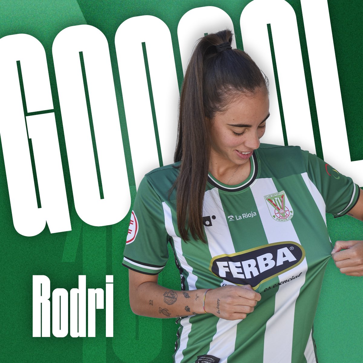 2RFEF FEMENINA 

5’ GOOOOOOOL olímpico de <a href="/MartaRSierra_99/">Marta Rodríguez</a> 

1-0

<a href="/CDPradejon/">CD Pradejón</a> 🆚 <a href="/RayoFemenino/">Rayo Femenino</a>