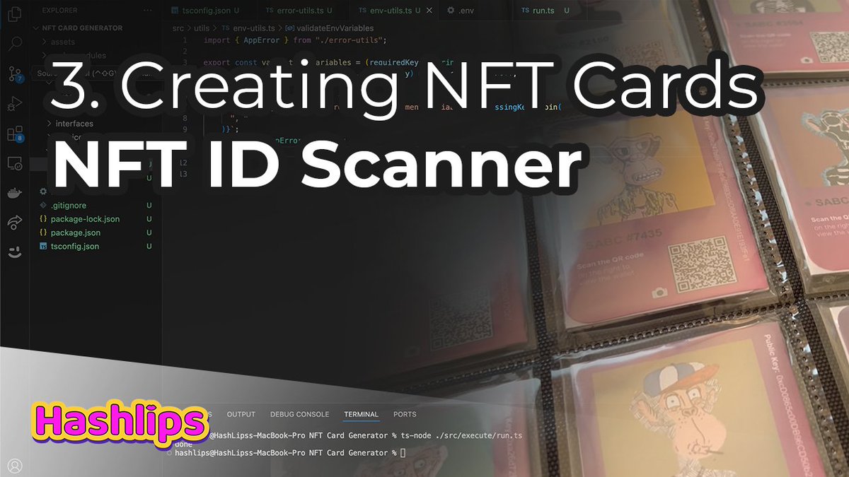 Creating NFT Cards - NFT ID Scanner youtu.be/cMWL12Jevbg?si…