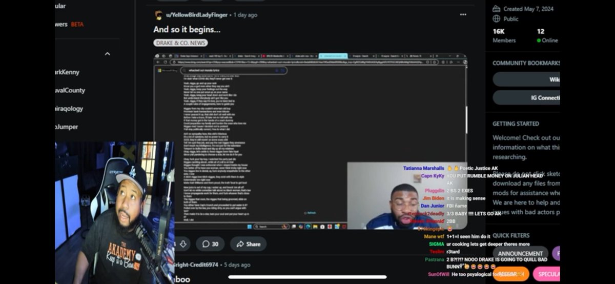 Jessahn_Amaru's tweet photo. Dj Akademiks had a lot to say … 

We shootin a episode to the podcast tonight 💯💯💯

New episode Sunday morning https://t.co/EWZxGObHdG