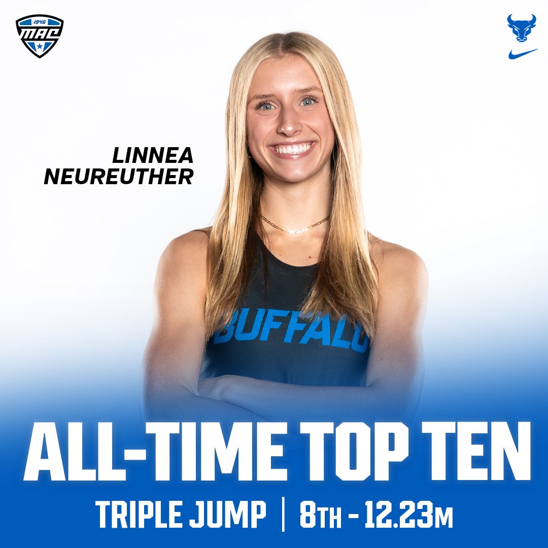 𝗡𝗘𝗪 𝗣𝗥!

Linnea Neureuther set a new personal record in the triple jump at the UB Alumni Invite with a mark of 12.23 meters to rise to eighth all-time in UB outdoor history!

#UBhornsUP