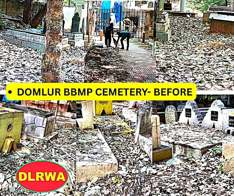 shivdomlur's tweet image. Cleaning drive by Domlur RWA's & Volunteers
This was no ordinary initiative, was a noble gesture at a place of deep reverence.With humility & purpose,our large hearted Domlur residents stepped forward to make a difference, showing once again the strength of our collective spirit