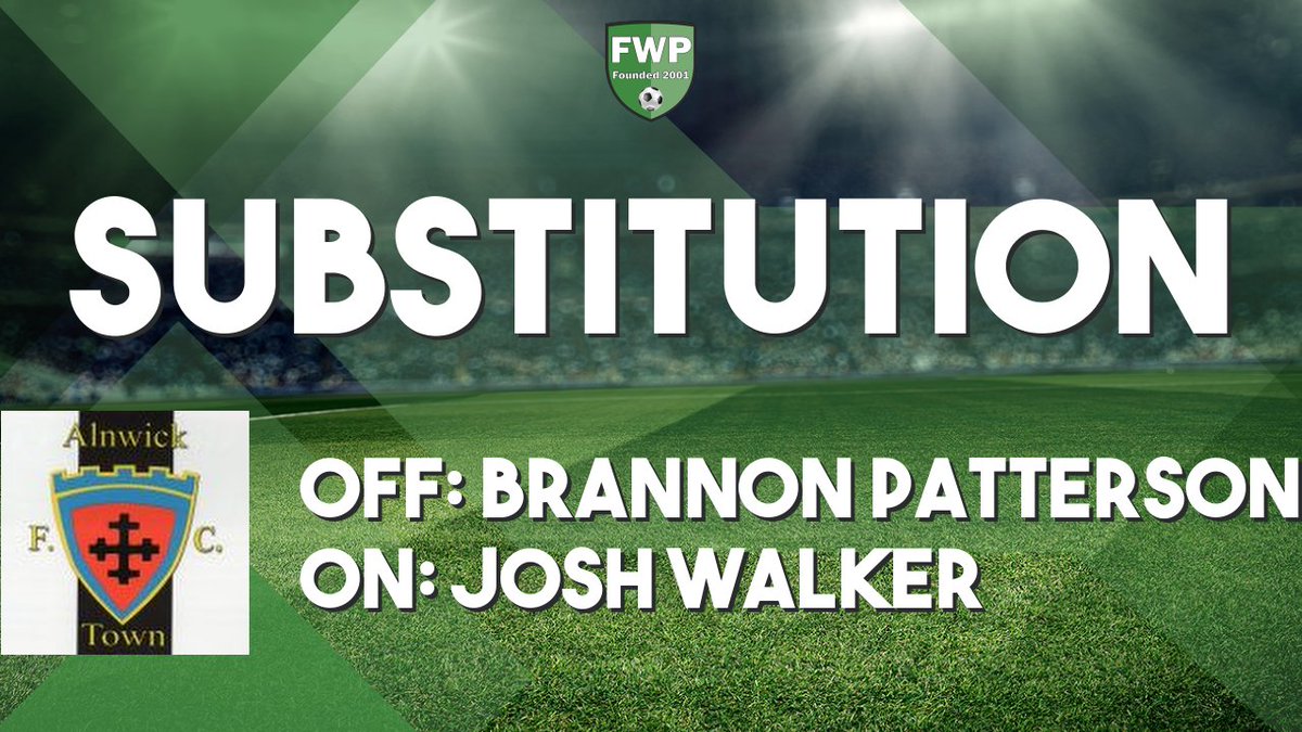 SUB: Josh Walker replaced Brannon Patterson (61') fwp.co/y2Ftk8