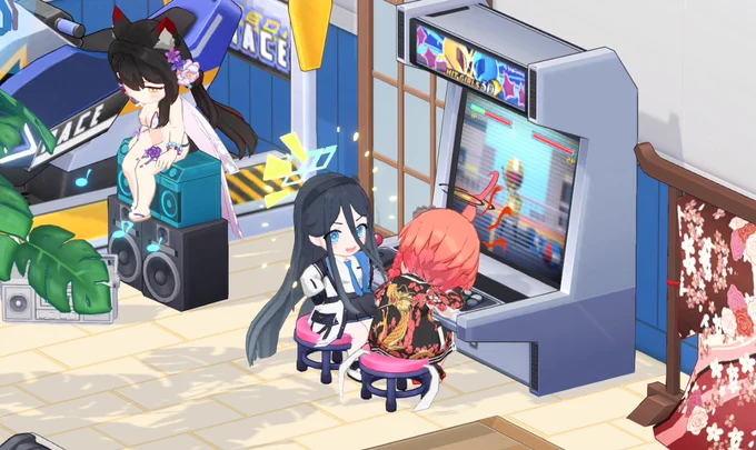 弊シャーレでティーパーティー揃ってるの初めて見た。しかも2号店ではチビメイド先輩を煽るクソガキアリスまでいた。なにかいいことありそう。美しいと…思いませんか? 