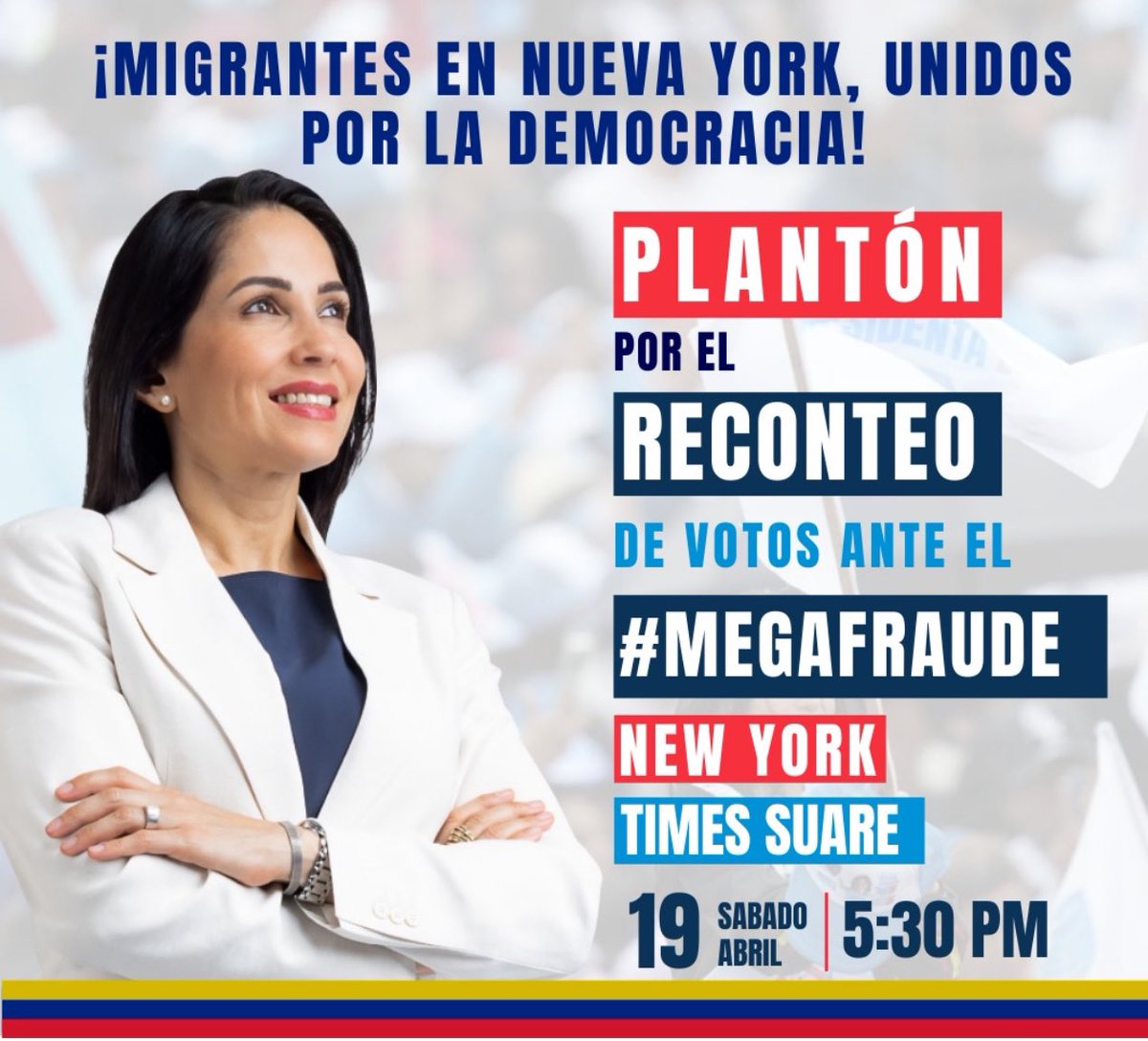 MoniPalaciosZ's tweet photo. Hoy los migrantes alzamos nuestra voz en contra de un gobierno represor y corrupto. ¡No faltes! https://t.co/s0ixVEEslG