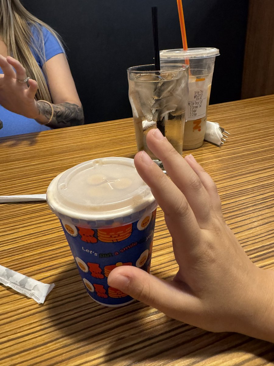 SpinAllFour's tweet photo. @IHOP can someone explain to me why I’m paying more for your food and getting so much less? This is a kids chocolate milk that I was informed is non refillable. RIDICULOUS!! Just lost a lifetime customer! Good luck. https://t.co/t8iutN54Ql