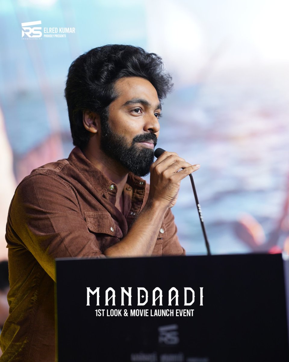 RS Infotainment (@rsinfotainment) on Twitter photo Stylish <a href="/gvprakash/">G.V.Prakash Kumar</a> here β€οΈπ
#MandaadiMovieLaunchEvent β΅ππ₯
#Mandaadi
#MandaadiFirstLook
<a href="/sooriofficial/">Actor Soori</a> <a href="/ActorSuhas/">Suhas πΈ</a> <a href="/elredkumar/">Red</a> <a href="/rsinfotainment/">RS Infotainment</a> #VetriMaaran <a href="/MathiMaaran/">Mathimaran Pugazhendhi</a> <a href="/gvprakash/">G.V.Prakash Kumar</a> <a href="/Mahima_Nambiar/">Mahima Nambiar</a> #Achyuthkumar <a href="/RavindraVijay1/">Ravindra Vijay</a> <a href="/sachananamidass/">sachananamidass</a> #sathyaraj
<a href="/PeterHeinOffl/">Peter Hein</a> #Azar Stylish <a href="/gvprakash/">G.V.Prakash Kumar</a> here β€οΈπ
#MandaadiMovieLaunchEvent β΅ππ₯
#Mandaadi
#MandaadiFirstLook
<a href="/sooriofficial/">Actor Soori</a> <a href="/ActorSuhas/">Suhas πΈ</a> <a href="/elredkumar/">Red</a> <a href="/rsinfotainment/">RS Infotainment</a> #VetriMaaran <a href="/MathiMaaran/">Mathimaran Pugazhendhi</a> <a href="/gvprakash/">G.V.Prakash Kumar</a> <a href="/Mahima_Nambiar/">Mahima Nambiar</a> #Achyuthkumar <a href="/RavindraVijay1/">Ravindra Vijay</a> <a href="/sachananamidass/">sachananamidass</a> #sathyaraj
<a href="/PeterHeinOffl/">Peter Hein</a> #Azar