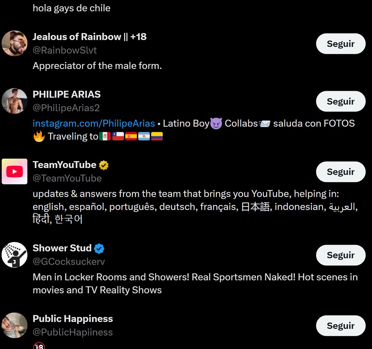 Imagínate tener 30 años ser hombre seguir cuentas porno gay que llevan por nombre "Padre e Hijo" "Sexo con Jovencitos', y estár todos los días  tirándole mierda a una mujer (Fran Maira. El resentimiento de un pervertido hacia una mujer es muy evidente (potencial violador) 🧐🧐