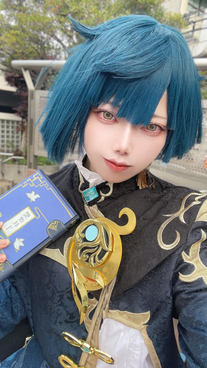 コスプレランウェイで「なりきり賞」頂きました✨大好きな最推しで素敵な賞を頂き光栄です🩵
お写真は一度DMへ送って頂けると嬉しいです！応援ありがとうございました🩵
#MUSIC_OITA_EXPO  #NFMusic