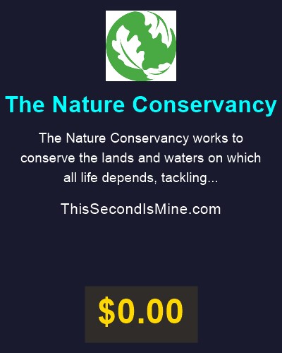 TSIMdotCOM's tweet image. 💝💖 Charity Spotlight: The Nature Conservancy

Every second claimed sends 50% of the purchase to great causes like @nature_org 

Thank you 🙏 for the incredible work you do.

#ThisSecondIsMine