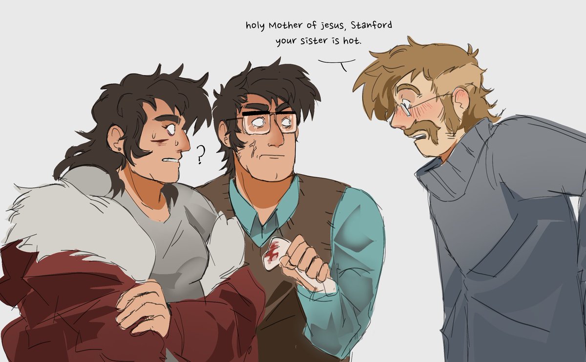 kuroumoyo's tweet photo. The continuation, if Ford took Stan in for the night... 
/transfem Stan AU https://t.co/pyW3MIWeXZ