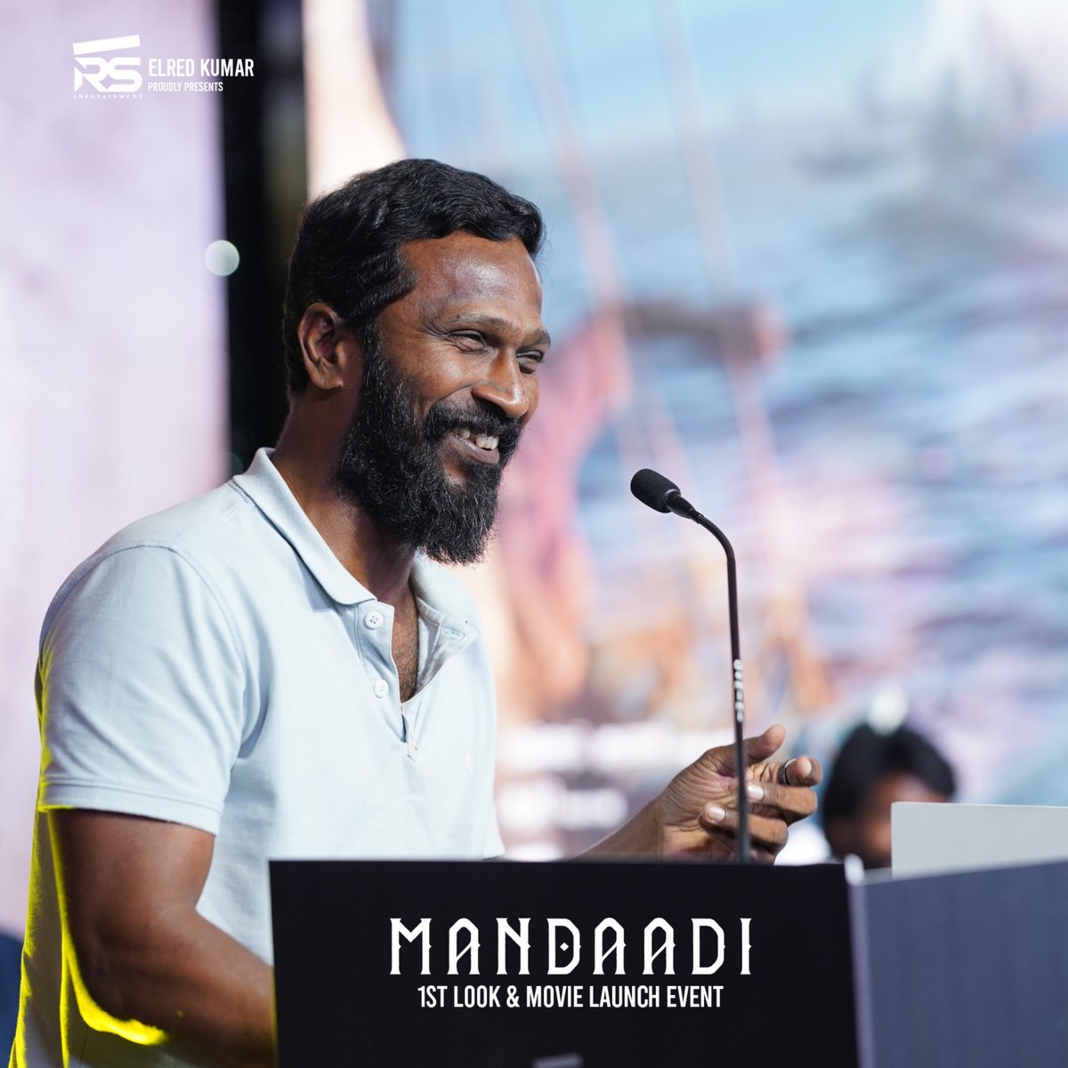 RS Infotainment (@rsinfotainment) on Twitter photo Our #Vetrimaaran sir about the world of #Mandaadiβ΅ππ₯
#Mandaadi
#MandaadiFirstLook
<a href="/sooriofficial/">Actor Soori</a> <a href="/ActorSuhas/">Suhas πΈ</a> <a href="/elredkumar/">Red</a> <a href="/rsinfotainment/">RS Infotainment</a> #VetriMaaran <a href="/MathiMaaran/">Mathimaran Pugazhendhi</a> <a href="/gvprakash/">G.V.Prakash Kumar</a> <a href="/Mahima_Nambiar/">Mahima Nambiar</a> #Achyuthkumar <a href="/RavindraVijay1/">Ravindra Vijay</a> <a href="/sachananamidass/">sachananamidass</a> #sathyaraj
<a href="/PeterHeinOffl/">Peter Hein</a> #Azar Our #Vetrimaaran sir about the world of #Mandaadiβ΅ππ₯
#Mandaadi
#MandaadiFirstLook
<a href="/sooriofficial/">Actor Soori</a> <a href="/ActorSuhas/">Suhas πΈ</a> <a href="/elredkumar/">Red</a> <a href="/rsinfotainment/">RS Infotainment</a> #VetriMaaran <a href="/MathiMaaran/">Mathimaran Pugazhendhi</a> <a href="/gvprakash/">G.V.Prakash Kumar</a> <a href="/Mahima_Nambiar/">Mahima Nambiar</a> #Achyuthkumar <a href="/RavindraVijay1/">Ravindra Vijay</a> <a href="/sachananamidass/">sachananamidass</a> #sathyaraj
<a href="/PeterHeinOffl/">Peter Hein</a> #Azar