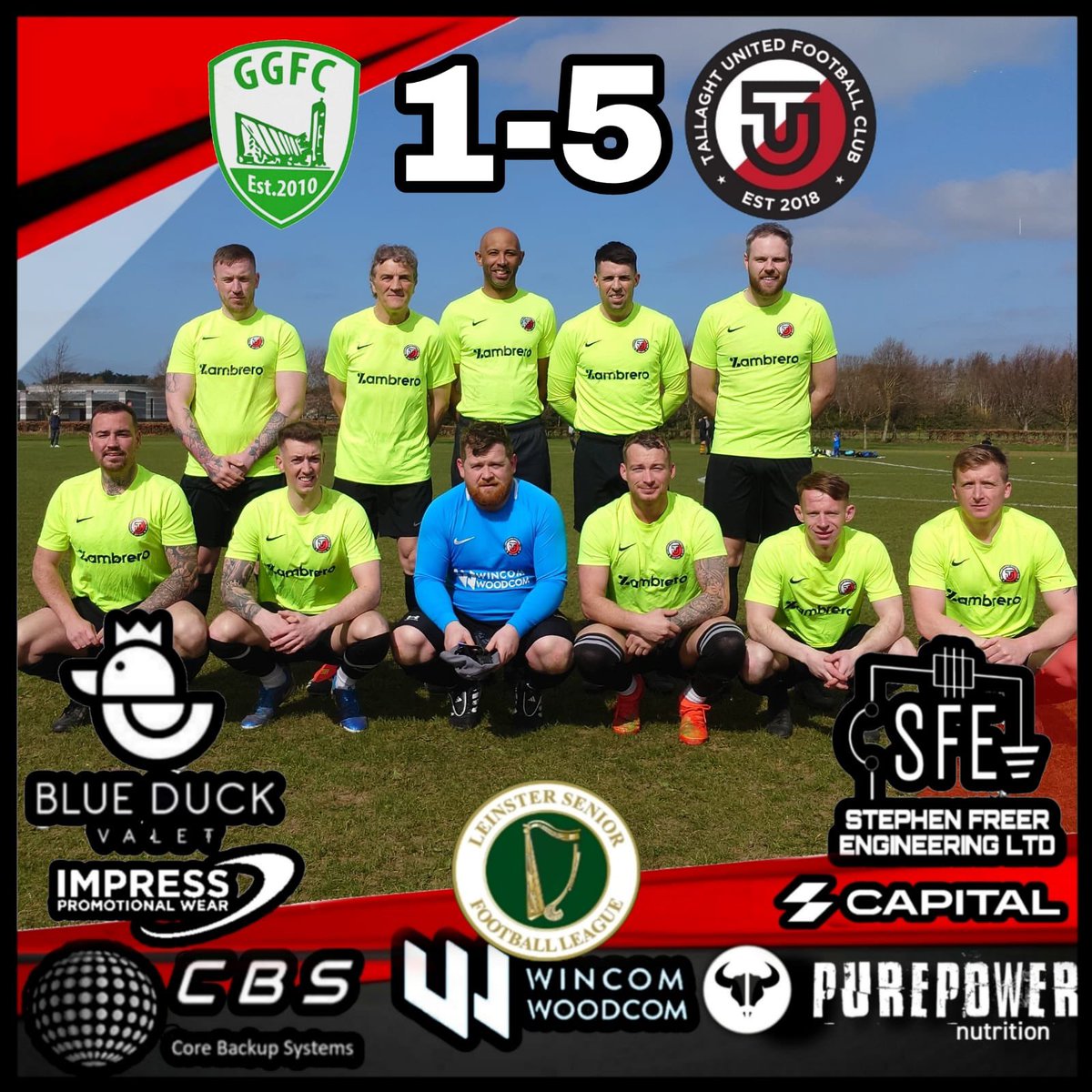 ⚽️Match Result⚽️

Tallaght United 5-1 Greenhills Greenpark

The second team lads made the short trip to Greenhills and come away with some nice goals and 3 points in the league.

Goal scorers
McEwan ⚽️⚽️
Jembo ⚽️⚽
Ryan ⚽️

Cmon Tallaght
#TallaghtUnited