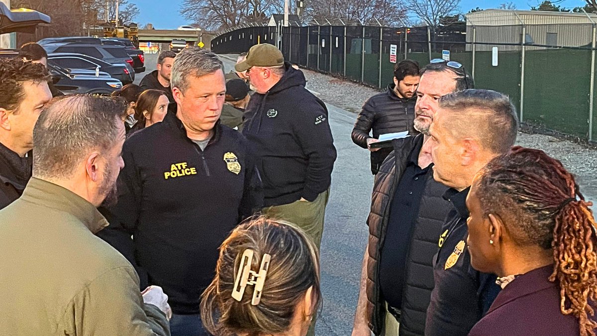 ATF HQ (@atfhq) on Twitter photo ATF Acting Director Daniel Driscoll and Deputy Director Robert Cekada joined ATF and FBI agents as they arrested a suspect in a Tesla dealership attack from March 17 in Kansas City. The suspect, a UMass student, was arrested in the Boston area yesterday. <a href="/ATFKansasCity/">ATF Kansas City</a> <a href="/ATFBoston/">ATF Boston</a> ATF Acting Director Daniel Driscoll and Deputy Director Robert Cekada joined ATF and FBI agents as they arrested a suspect in a Tesla dealership attack from March 17 in Kansas City. The suspect, a UMass student, was arrested in the Boston area yesterday. <a href="/ATFKansasCity/">ATF Kansas City</a> <a href="/ATFBoston/">ATF Boston</a>
