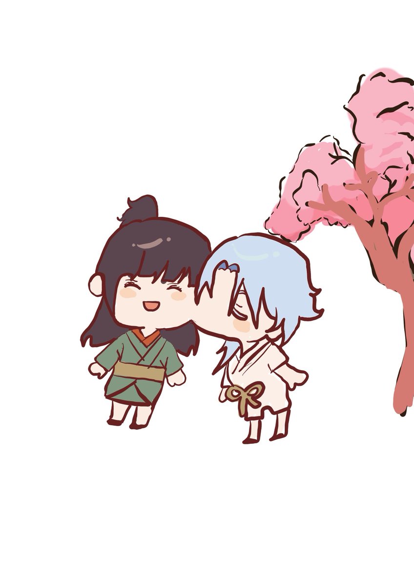 sleepieniku's tweet photo. #YatChiko #yumetwt #selfshippingtwt #selfshipping
Michiko and Ayato kissing under the sakura tree https://t.co/MyjCHOTBvQ