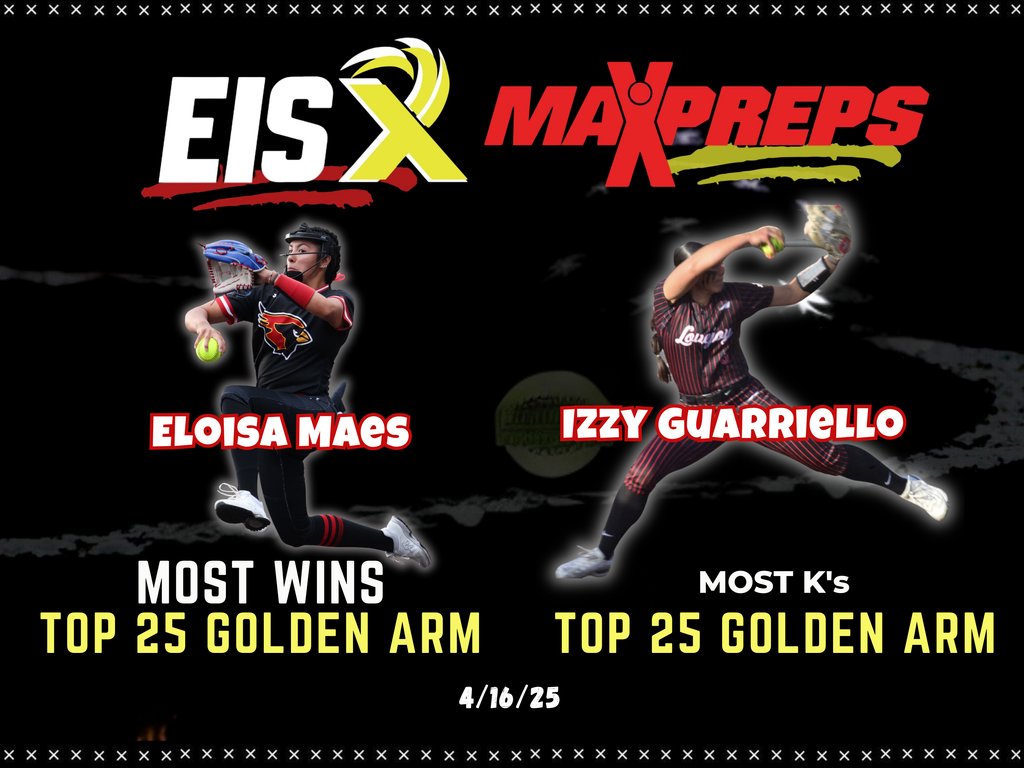 Lovejoy's Izzy Guarriello ('26, Creighton) is Top 25 Nationally in K's &amp; Melissa's Eloisa Maes ('27) is Top 25 Nationally in Wins.  tinyurl.com/4tus3nee

@texasglory @extrainningsb @maxpreps @ripitsports