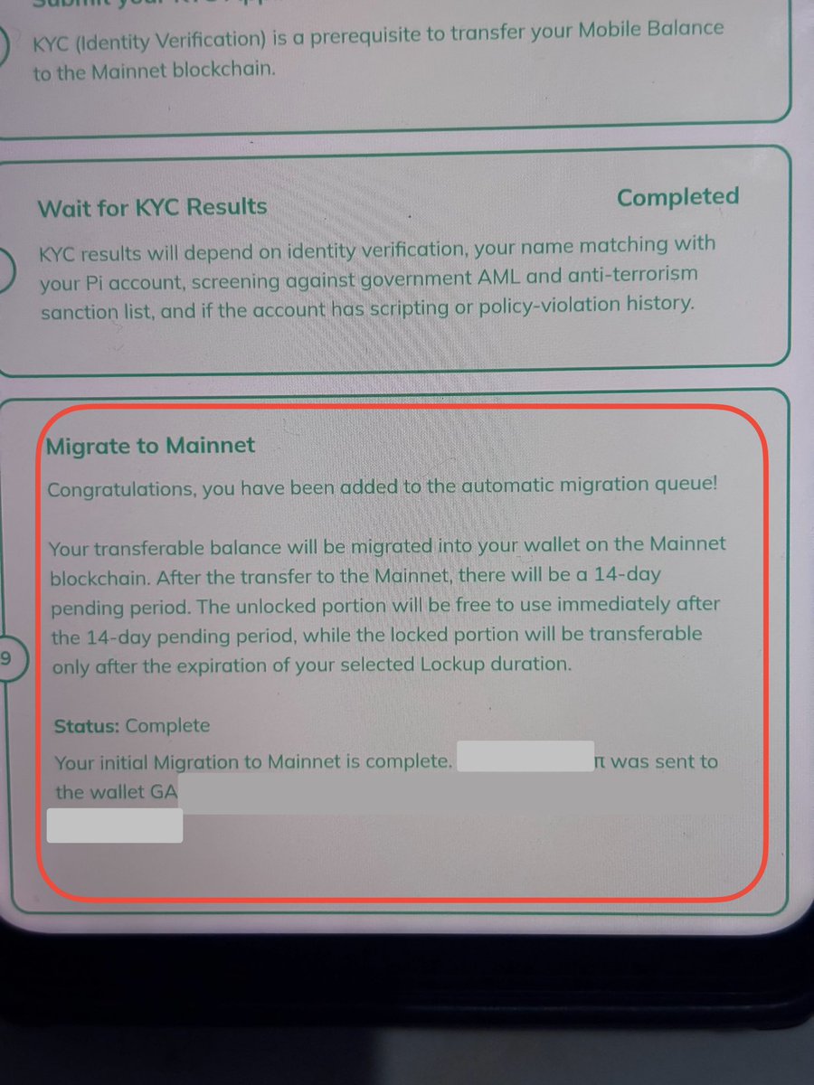 erfan007p's tweet photo. @WoodyLightyearx you can check your linked Pi wallet address in mainnet checklist if you just want to track where the coin go. https://t.co/m8beOWFTB1